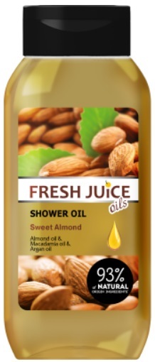 Гель-масло для душа Fresh Juice Sweet Almond, 400 мл