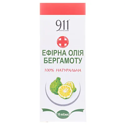 Олія ефірна Green Pharm Cosmetic бергамоту, 10 мл