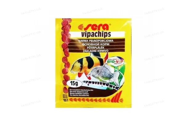 Корм для сомиків Sera Catfish Chips чіпси, 15 г