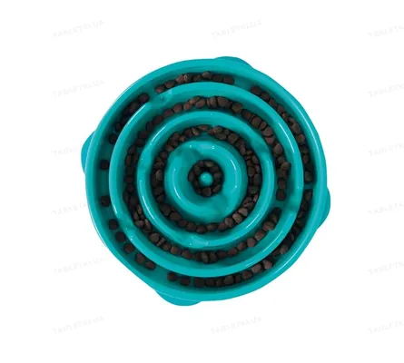 Миска-лабіринт для собак Outward Hound Fun Feeder Drop oh51002 велика, бірюзова