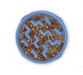 Миска-лабіринт для собак Outward Hound Fun Feeder Slo-Bowl oh67830 середня, блакитна