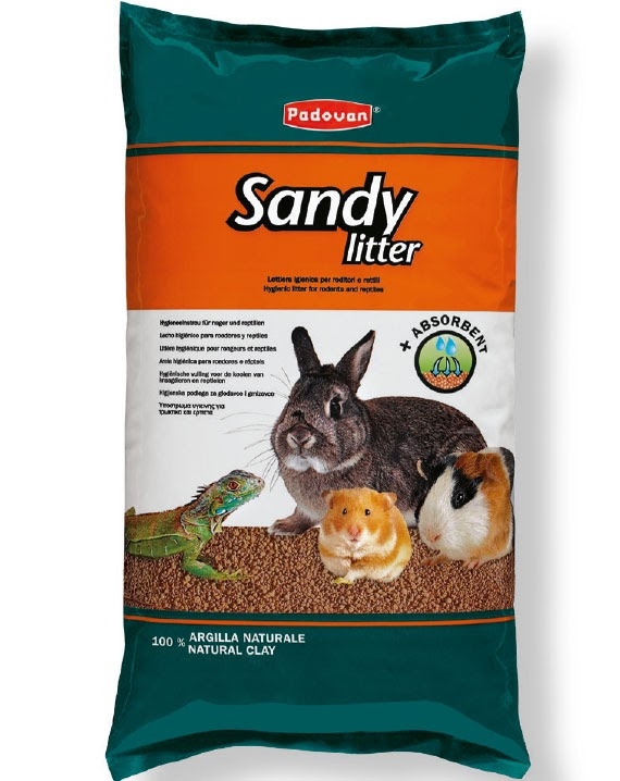 Наполнитель гигиенический Padovan Sandy litter для грызунов и рептилий, 4 кг