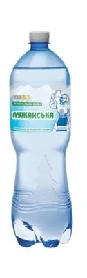 Вода мінеральна Лужанська сильногазована, 1,5 л