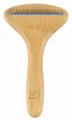 Гребінець M-Pets Bamboo Rake Comb with Rotating Teeth з зубцями, що обертаються, з бамбука для собак та котів, 16 зубчиків