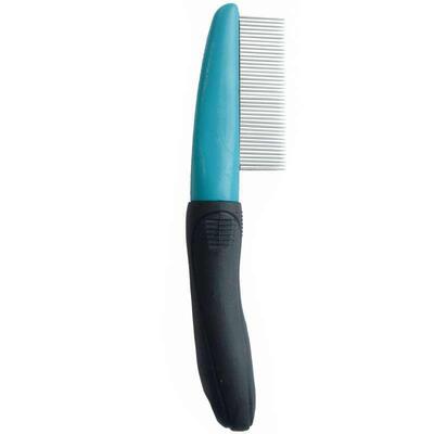 Расческа M-Pets Fine Comb с длинными зубцами для ухода за шерстью собак, 5x22 см
