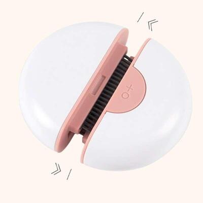 Дешеддер M-Pets 2in1 Mini Pet Comb для собак и кошек, для длинношерстных пород, розовый, 9х9х3 см