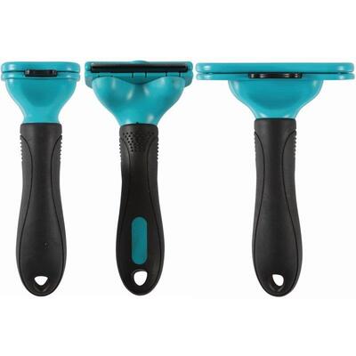 Дешеддер M-Pets Stylus Deshedding Brush для собак и кошек для удаления шерсти во время линьки, размер M
