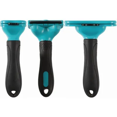 Дешеддер M-Pets Stylus Deshedding Brush для собак і котів для видалення шерсті під час линяння, розмір S