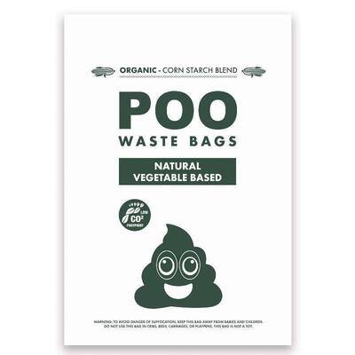 Диспенсер M-Pets Poo Bamboo Waste Bag з бамбуку з органічними мішками для відходів життєдіяльності тварин