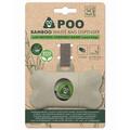 Диспенсер M-Pets Poo Bamboo Waste Bag з бамбуку з органічними мішками для відходів життєдіяльності тварин