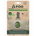 Диспенсер M-Pets Poo Bamboo Waste Bag з бамбуку з органічними мішками для відходів життєдіяльності тварин