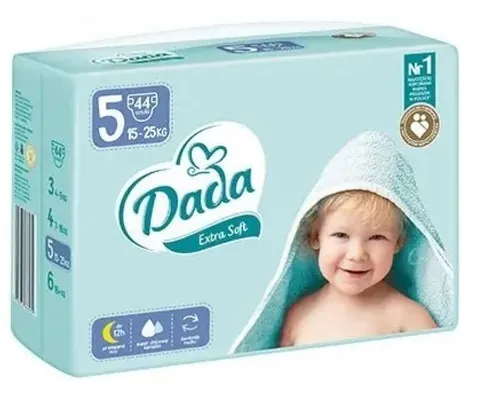 Підгузки Dada Extra Soft дитячі, розмір 5, 15-25 кг, 44 шт.
