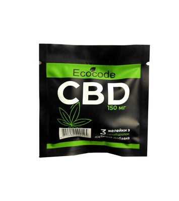 Канабидиол CBD Ecocode 1500 мг желейки №30 в саше