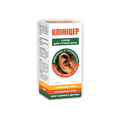 Клиницер Спрей для гигиены уха, 15 мл