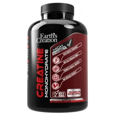 Креатин Earth's Creation Creatine Monohydrate, 120 капсул