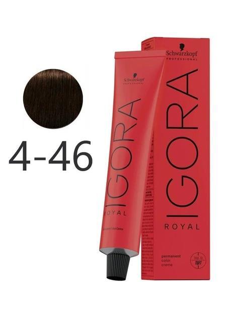 Фарба для волосся Schwarzkopf Professional Igora Royal 4-46 Коричневий середній бежевий, 60 мл