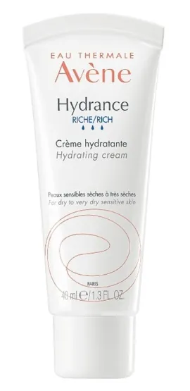 Крем для обличчя Avene Hydrance Rich насичений зволожуючий для сухої і дуже сухої шкіри, 40 мл