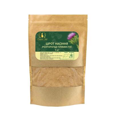Семена расторопши пятнистой Craft Oil шрот, 1 кг
