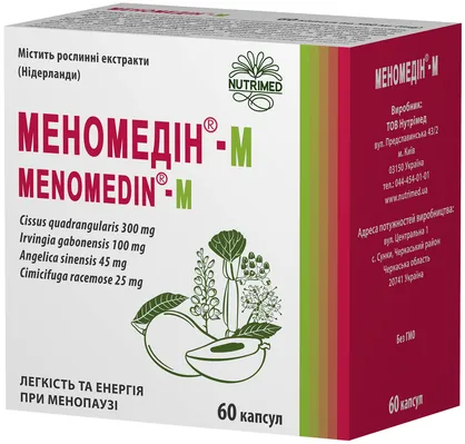Меномедін-М капсули №60 (10х6)
