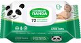 Салфетки влажные Снежная панда для младенцев с экстрактом алоэ вера, 72 шт