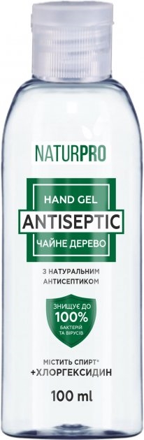 Гель для рук NaturPRO Чайне дерево антисептичний, 100 мл
