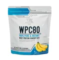 Протеїн сироватковий концентрат Bodyperson Labs WPC80 банан, 900 г