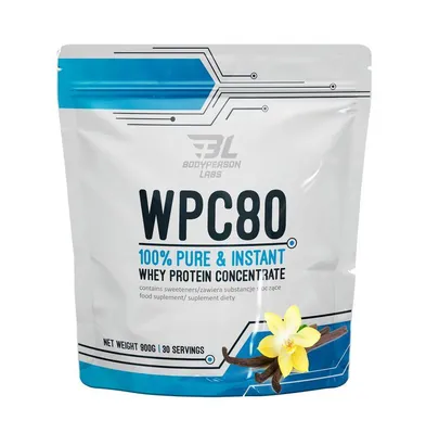 Протеїн сироватковий концентрат Bodyperson Labs WPC80 ваніль, 900 г