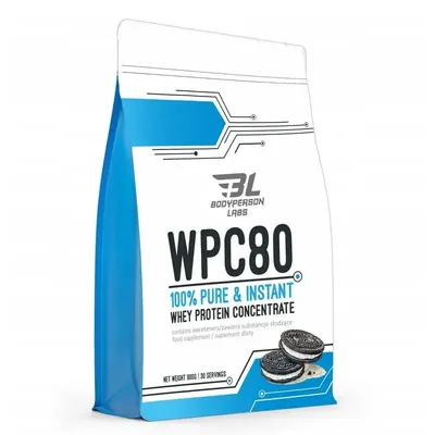 Протеїн сироватковий концентрат Bodyperson Labs WPC80 орео, 900 г