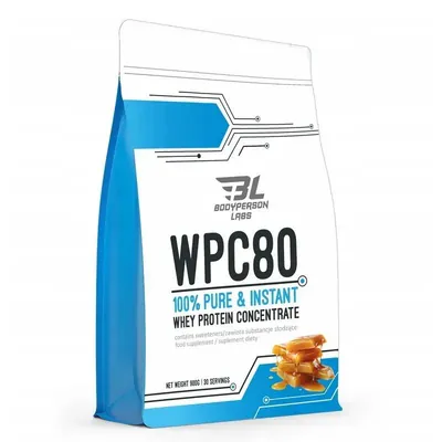 Протеїн сироватковий концентрат Bodyperson Labs WPC80 солона карамель, 900 г