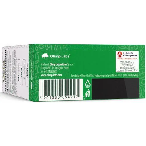 Ашваганда Olimp Gold Ashwagandha, 60 капсул