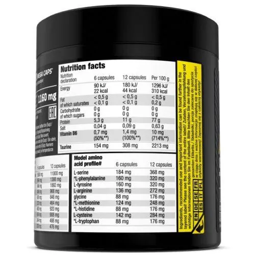 Амінокислоти Olimp Anabolic Amino 5500 Mega, 180 капсул