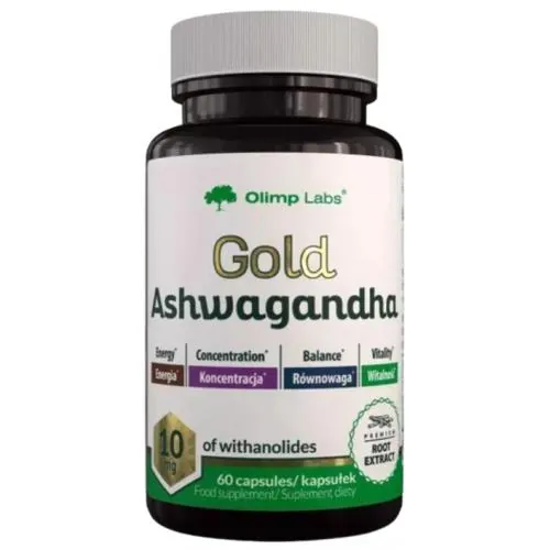 Ашваганда Olimp Gold Ashwagandha, 60 капсул (банка)