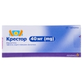 Крестор таблетки, в/плів. обол. по 40 мг №28 (7х4)