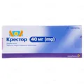 Крестор таблетки, в/плів. обол. по 40 мг №28 (7х4)