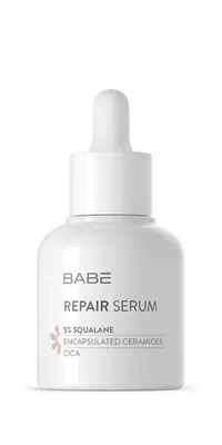 Сироватка для обличчя Babe Laboratorios Відновлююча для чутливої та подразненої шкіри з керамідами, 30 мл