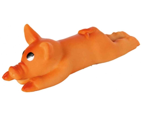 Игрушка для собак Trixie 35092 Поросенок с пищалкой, 13 см