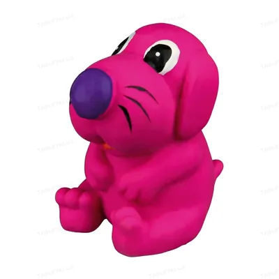 Іграшка для собак Trixie 35172 Собака з пищалкою латексна, 8 см