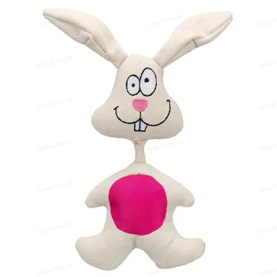 Іграшка для собак Trixie 35869 Кролик з пищалкою текстиль, 29 см