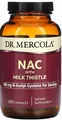 N-ацетилцистеїн з розторопшою Dr. Mercola NAC with Milk Thistle 500 мг, 180 капсул