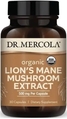 Гриб львиная грива Dr. Mercola Organic Lion's Mane Mushroom Extract 500 мг, 30 капсул