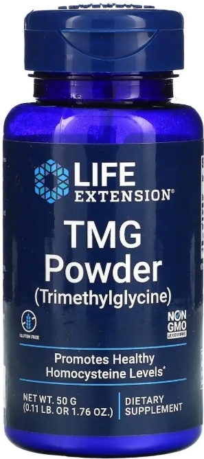 Триметилглицин ТМГ Life Extension TMG порошок, 50 г