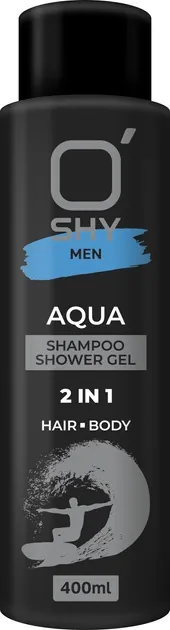 Шампунь-гель для душу O'Shy Men 2 in 1 Aqua, 400 мл
