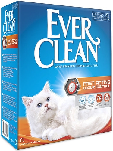 Наполнитель Ever Clean Fast Acting бентонитовый Быстрое действие, 6 л