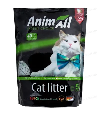 Наповнювач для туалету AnimAll силікагелевий Зелений смарагд, 5 л
