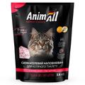 Наполнитель для туалета AnimAll силикагелевый Розовый сапфир (розовый лепесток), 3,8 л