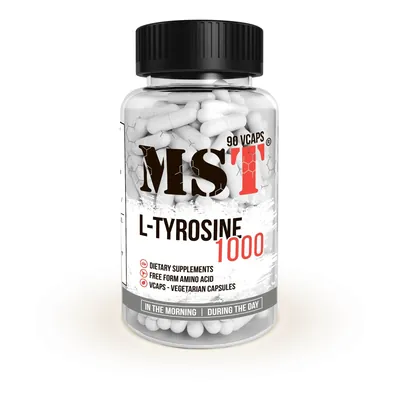 L-тирозин MST Nutrition L-Tyrosine 1000, 90 рослинних капсул