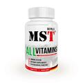 Витамины MST Nutrition All Vitamins вкус клубники, 60 жевательных таблеток