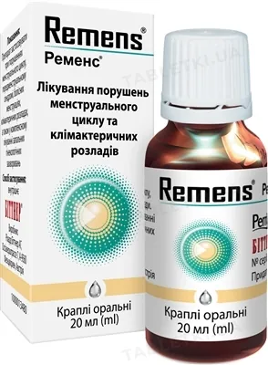 Ременс краплі ор. по 20 мл у флак.-крап.