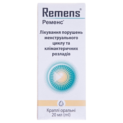 Ременс капли ор. по 20 мл во флак.-кап.