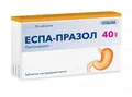 Еспа-празол таблетки гастрорезист. по 40 мг №28 (14х2)